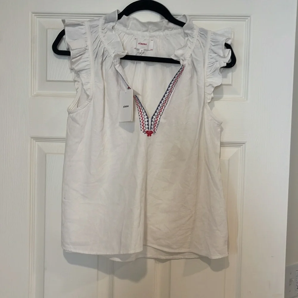 Xirena Elyza Top Blouse XS - Picture 3 of 6